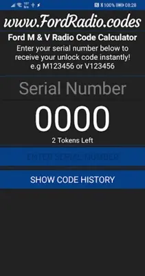 Ford M & V Serial Calculator android App screenshot 3